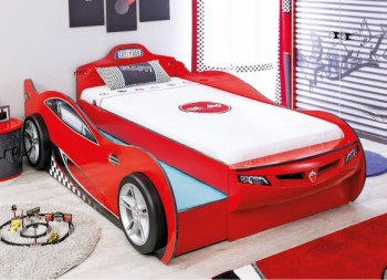 CARBED Кровать-машина Coupe с выдвижной кроватью Red 20.03.1306.00 в Марусино - marusino.mebel54.com | фото