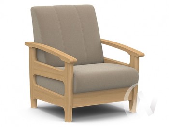 Кресло для отдыха Омега (бук лак/CATANIA LATTE) в Марусино - marusino.mebel54.com | фото