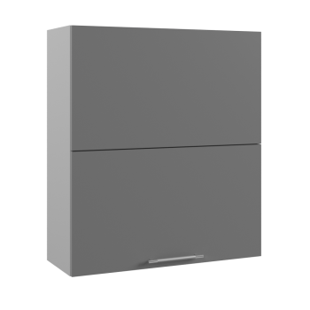 Ройс ПГПМ 800 Шкаф верхний Blum Aventos HF (Графит софт/корпус Серый) в Марусино - marusino.mebel54.com | фото