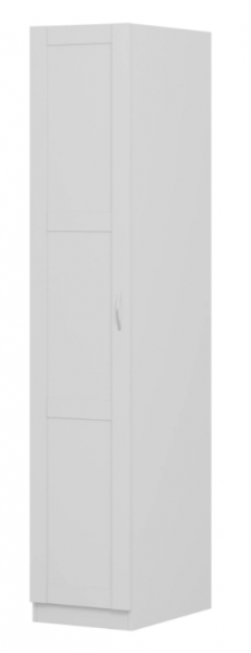 Шкаф однодверный Пегас сборный белый в Марусино - marusino.mebel54.com | фото